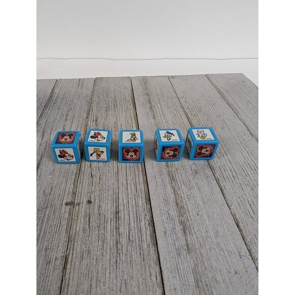 1988 Mickey Mouse Yahtzee Jr Game by Milton Bradley Replacement Shaker Dice - Picture 4 of 5